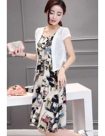 midi dress korea D3909