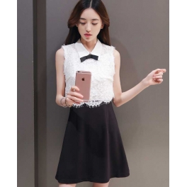 dress wanita korea D3910