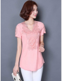 blouse wanita korea T3496