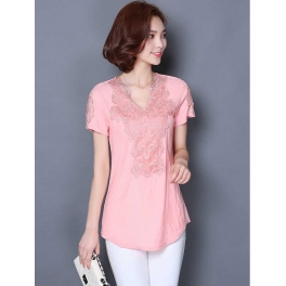 blouse wanita korea T3496