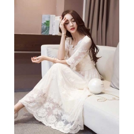 long dress korea D3927