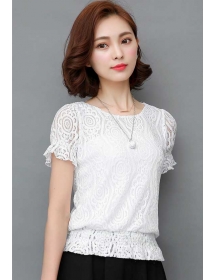 blouse brukat korea T3529