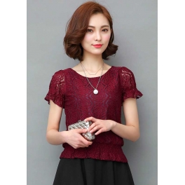 blouse brukat korea T3530