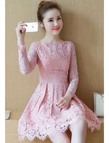 dress brukat D3937