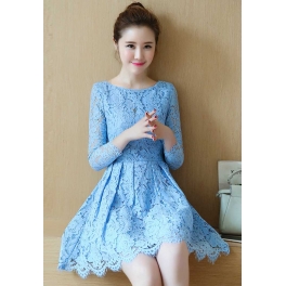 dress brukat D3938