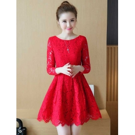 dress brukat D3940