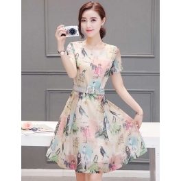 dress korea D3942