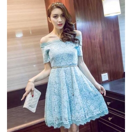 dress brukat import D3963