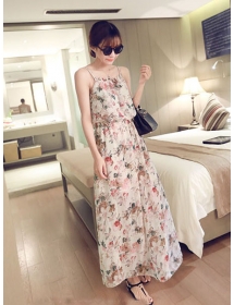 long dress chiffon D3969