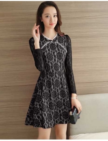 dress brukat D3994