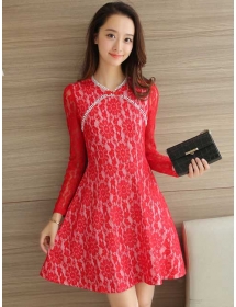 dress brukat D3995