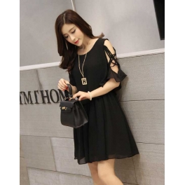 dress wanita import D4005