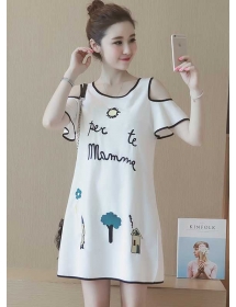 dress wanita import D4006