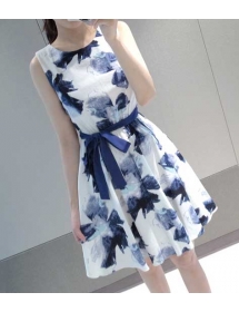 dress wanita import D4007