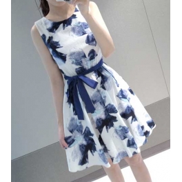 dress wanita import D4007