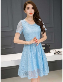 dress brukat D4017