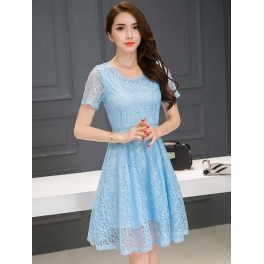 dress brukat D4017