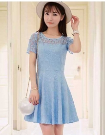 dress brukat D4052