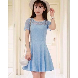 dress brukat D4052