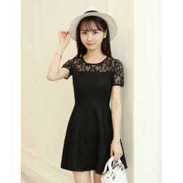 dress brukat D4055