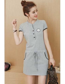 dress wanita import D4056