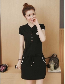 dress wanita import D4057