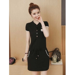 dress wanita import D4057