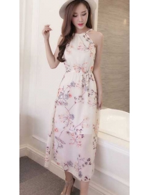 long dress chiffon D4077