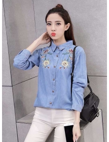 kemeja denim T3677