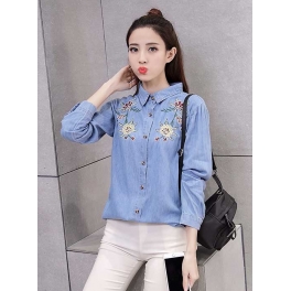 kemeja denim T3677