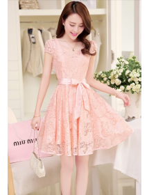 dress brukat D4099