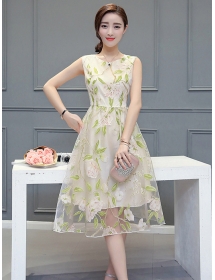 dress korea D4156