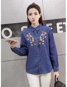 kemeja denim T3746