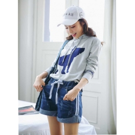 celana pendek denim T3749