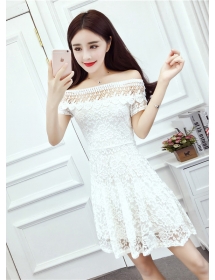 dress brukat D4187