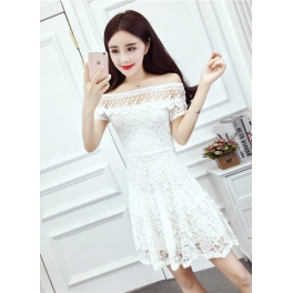 dress brukat D4187