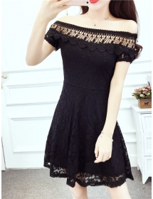 dress brukat D4188