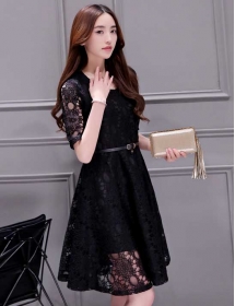 dress brukat D4202