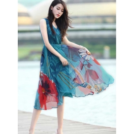 midi dress import D4204