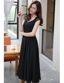 long dress chiffon D4206