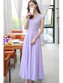 long dress chiffon D4208