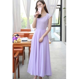 long dress chiffon D4208