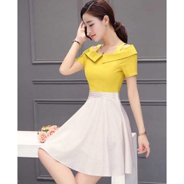 dress wanita korea D4240
