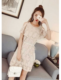 dress brukat import D4254