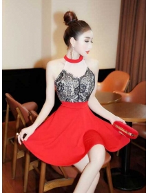 dress pesta import D4265