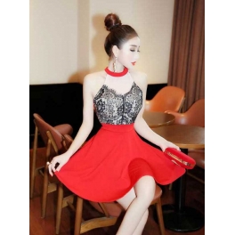 dress pesta import D4265