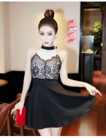 dress pesta import D4266