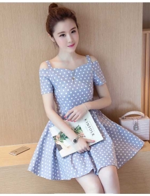 dress polkadot import D4269