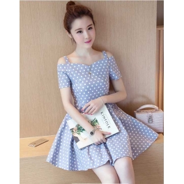 dress polkadot import D4269