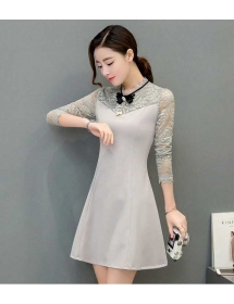 dress wanita korea D4282